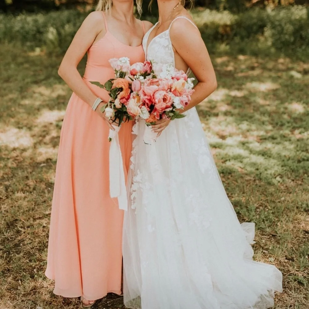 azazie sunset bridesmaid dress ZAPAKA Women Sunset V-Neck Satin Bridesmaid Dress with Short Sleeves Long  A-Line Wedding Guest Dress